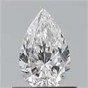 Diamante Natural 0.55 quilates, De pera , Color D, claridad VS2 y certificado GIA