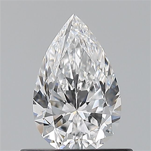 Foto Diamante Natural 0.55 quilates, De pera , Color D, claridad VS2 y certificado GIA de