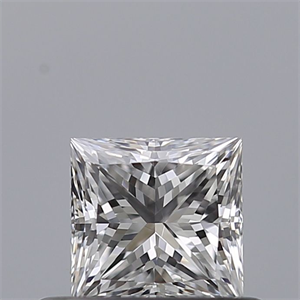 Picture of Natural Diamond 0.43 Carats, Princess with  Cut, D Color, VS1 Clarity and Certified by GIA