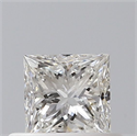 Natural Diamond 0.40 Carats, Princess with  Cut, G Color, VS1 Clarity and Certified by GIA