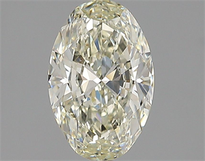 Foto Diamante Natural 1.50 quilates, Ovalado , Color L, claridad SI1 y certificado GIA de