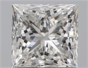 Natural Diamond 1.03 Carats, Princess with  Cut, F Color, VVS1 Clarity and Certified by GIA