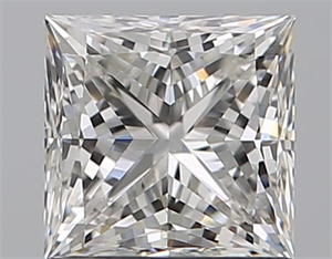Picture of Natural Diamond 1.03 Carats, Princess with  Cut, F Color, VVS1 Clarity and Certified by GIA