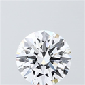 Lab Grown Diamond 1.50 Carats, Round with Ideal Cut, D Color, VVS2 Clarity and Certified by IGI