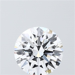 Picture of Lab Grown Diamond 1.50 Carats, Round with Ideal Cut, D Color, VVS2 Clarity and Certified by IGI
