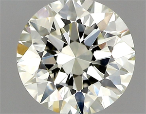 Picture of Natural Diamond 0.54 Carats, Round with Excellent Cut, M Color, VVS1 Clarity and Certified by GIA