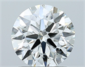 Natural Diamond 1.23 Carats, Round with Excellent Cut, I Color, SI1 Clarity and Certified by GIA