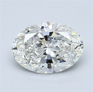 Picture of Natural Diamond 1.20 Carats, Oval with  Cut, H Color, VS2 Clarity and Certified by GIA