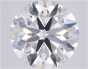 Lab Grown Diamond 1.03 Carats, Round with Ideal Cut, D Color, VS1 Clarity and Certified by IGI