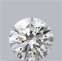 Diamante Natural 0.52 quilates, Redondo , Color J, claridad VVS1 y certificado GIA