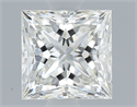 Natural Diamond 0.71 Carats, Princess with  Cut, I Color, VS1 Clarity and Certified by GIA