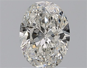 Picture of Natural Diamond 1.50 Carats, Oval with  Cut, F Color, SI2 Clarity and Certified by GIA
