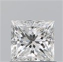 Natural Diamond 0.74 Carats, Princess with  Cut, G Color, VVS2 Clarity and Certified by GIA