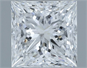 Natural Diamond 1.07 Carats, Princess with  Cut, F Color, VS1 Clarity and Certified by GIA