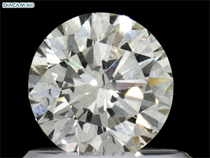 Picture of Natural Diamond 0.70 Carats, Round with Very Good Cut, M Color, SI1 Clarity and Certified by GIA