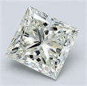 Diamante Natural 1.70 quilates, Princesa , Color L, claridad VS2 y certificado GIA