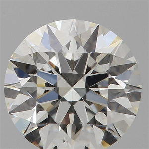 Picture of Natural Diamond 0.50 Carats, Round with Excellent Cut, I Color, IF Clarity and Certified by GIA