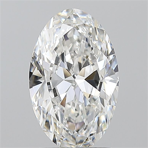 Foto Diamante Natural 1.70 quilates, Ovalado , Color E, claridad VS1 y certificado GIA de