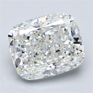 Picture of Natural Diamond 4.02 Carats, Cushion with  Cut, G Color, VS2 Clarity and Certified by GIA