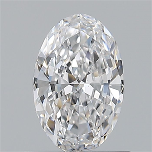 Picture of Natural Diamond 0.70 Carats, Oval with  Cut, D Color, VS2 Clarity and Certified by GIA