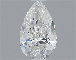Foto Diamante Natural 0.52 quilates, De pera , Color F, claridad VS2 y certificado GIA de