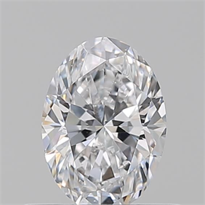 Picture of Natural Diamond 0.50 Carats, Oval with  Cut, D Color, SI1 Clarity and Certified by GIA