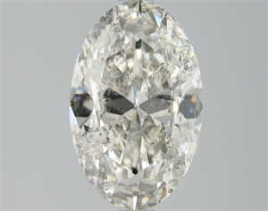 Foto Diamante Natural 2.04 quilates, Ovalado , Color H, claridad SI2 y certificado HRD de