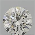Diamante Natural 0.42 quilates, Redondo , Color I, claridad IF y certificado GIA