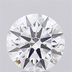 Picture of Lab Grown Diamond 4.70 Carats, Round with Ideal Cut, D Color, IF Clarity and Certified by IGI