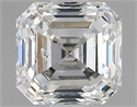 Natural Diamond 1.01 Carats, Asscher with  Cut, J Color, SI2 Clarity and Certified by GIA