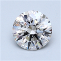 1.22 Carats, Round Diamond with Ideal Cut, H Color, VS2 Clarity and Certified by EGL