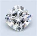 2.00 quilates, Del cojín Diamante , Color I, claridad SI1 y certificado por GIA