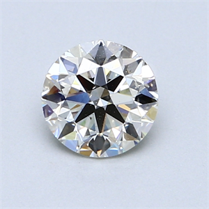 Picture of 0.80 Carats, Round Diamond with Excellent Cut, K Color, SI1 Clarity and Certified by GIA