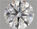 Natural Diamond 0.50 Carats, Round with Very Good Cut, E Color, VS2 Clarity and Certified by GIA