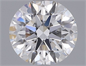 Lab Grown Diamond 1.04 Carats, Round with Ideal Cut, D Color, VVS2 Clarity and Certified by IGI