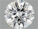 Lab Grown Diamond 2.00 Carats, Round with Excellent Cut, D Color, VVS2 Clarity and Certified by IGI