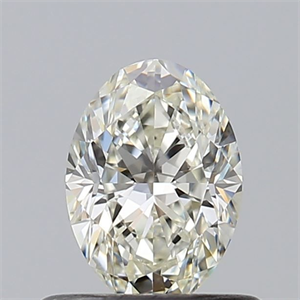 Foto Diamante Natural 0.50 quilates, Ovalado , Color J, claridad VS1 y certificado GIA de