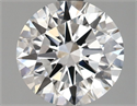 Lab Grown Diamond 2.17 Carats, Round with Excellent Cut, D Color, VS1 Clarity and Certified by GIA