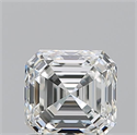 Natural Diamond 1.01 Carats, Asscher with  Cut, H Color, VVS1 Clarity and Certified by GIA