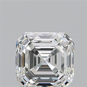 Picture of Natural Diamond 1.01 Carats, Asscher with  Cut, H Color, VVS1 Clarity and Certified by GIA