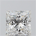 Diamante Natural 1.01 quilates, Princesa , Color E, claridad VS1 y certificado GIA