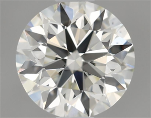 Picture of Natural Diamond 0.70 Carats, Round with Excellent Cut, K Color, VS1 Clarity and Certified by GIA