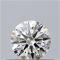 Natural Diamond 0.40 Carats, Round with Excellent Cut, J Color, VS2 Clarity and Certified by GIA