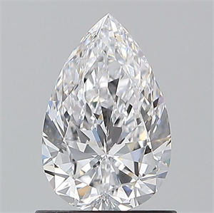 Picture of Natural Diamond 0.90 Carats, Pear with  Cut, D Color, VS1 Clarity and Certified by GIA