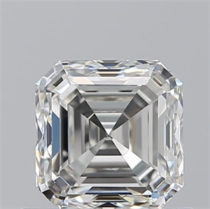 Picture of Natural Diamond 0.90 Carats, Asscher with  Cut, I Color, VS1 Clarity and Certified by GIA