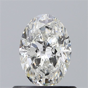 Picture of Natural Diamond 0.61 Carats, Oval with  Cut, G Color, SI1 Clarity and Certified by GIA