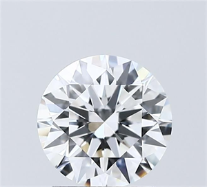 Picture of Lab Grown Diamond 1.50 Carats, Round with Ideal Cut, D Color, VVS2 Clarity and Certified by IGI