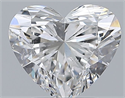 Natural Diamond 2.01 Carats, Heart with  Cut, E Color, SI2 Clarity and Certified by GIA