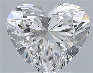 Picture of Natural Diamond 2.01 Carats, Heart with  Cut, E Color, SI2 Clarity and Certified by GIA