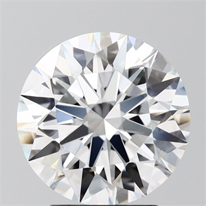 Picture of Lab Grown Diamond 3.03 Carats, Round with Ideal Cut, D Color, VS1 Clarity and Certified by IGI